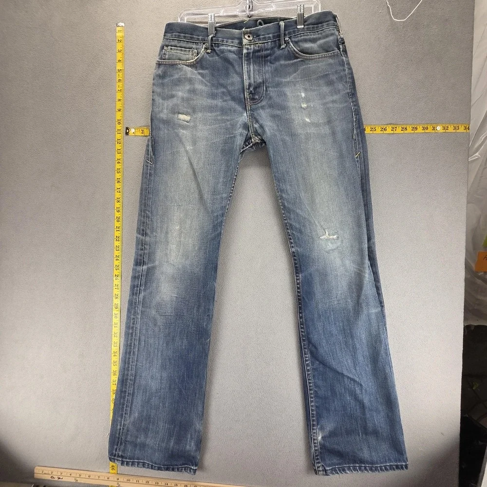 Vintage Levis Engineered Jeans Mens 33x34 Blue Star Honeycomb Zip Fly